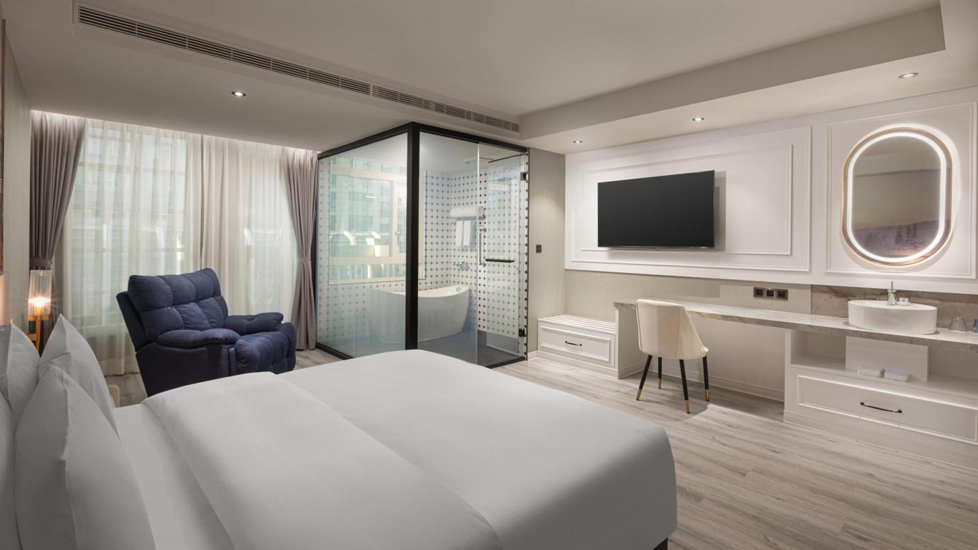 Tryp By Wyndham New Taipei Linkou 新北林口爵怡溫德姆酒店機場捷運mrta9林口站 Buitenkant foto
